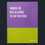 Funny Notebook, Humorvolles Writing Pad Journal, H Notizblock<br><div class="desc">Ein lustiges Notizbuch,  das Sie für alle Ihre täglichen Erinnerungen,  tiefe Gedanken und Kummer,  oder nur für Notizen an der Schule und am Arbeitsplatz verwenden können. Es ist ein großartiges Geschenk.</div>