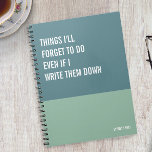 Funny Notebook, Humorvolles Writing Pad Journal, H Notizblock<br><div class="desc">Ein lustiges Notizbuch,  das Sie für alle Ihre täglichen Erinnerungen,  tiefe Gedanken und Kummer,  oder nur für Notizen an der Schule und am Arbeitsplatz verwenden können. Es ist ein großartiges Geschenk.</div>