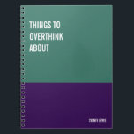 Funny Notebook, Humorvolles Writing Pad Journal, H Notizblock<br><div class="desc">Ein lustiges Notizbuch,  das Sie für alle Ihre täglichen Erinnerungen,  tiefe Gedanken und Kummer,  oder nur für Notizen an der Schule und am Arbeitsplatz verwenden können. Es ist ein großartiges Geschenk.</div>