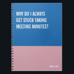 Funny Notebook, Humorvolles Writing Pad Journal, H Notizblock<br><div class="desc">Ein lustiges Notizbuch,  das Sie für alle Ihre täglichen Erinnerungen,  tiefe Gedanken und Kummer,  oder nur für Notizen an der Schule und am Arbeitsplatz verwenden können. Es ist ein großartiges Geschenk.</div>