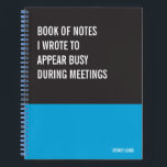 Funny Notebook, Humorvolles Writing Pad Journal, H Notizbuch<br><div class="desc">Ein lustiges Notizbuch,  das Sie für alle Ihre täglichen Erinnerungen,  tiefe Gedanken und Kummer,  oder nur für Notizen an der Schule und am Arbeitsplatz verwenden können. Es ist ein großartiges Geschenk.</div>