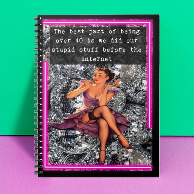 Funny Notebook Journal Best Friend Gift "40" Notizblock (Von Creator hochgeladen)