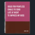 Funny Notebook, Snarky Writing Pad Journal, Hinwei Notizbuch<br><div class="desc">Ein lustiges Notizbuch,  das Sie für alle Ihre täglichen Erinnerungen,  tiefe Gedanken und Kummer,  oder nur für Notizen an der Schule und am Arbeitsplatz verwenden können. Es ist ein großartiges Geschenk.</div>