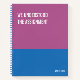 Funny Notebook, Snarky Writing Pad Journal, Hinwei Notizbuch