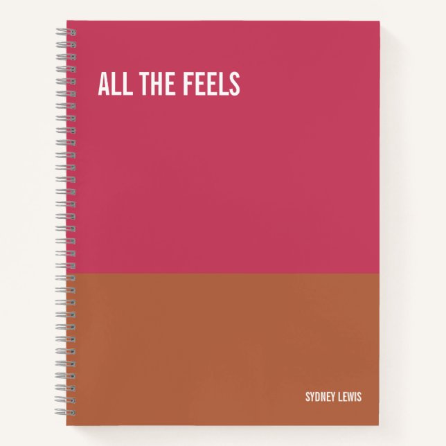 Funny Notebook, Snarky Writing Pad Journal, Hinwei Notizbuch (Vorderseite)