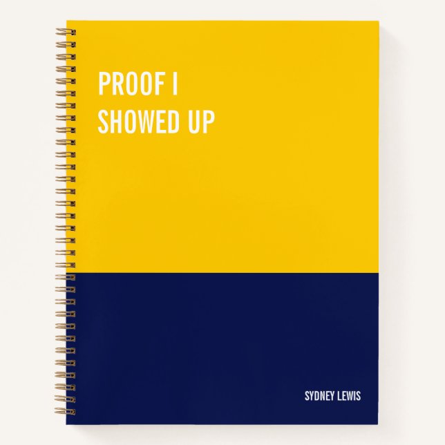 Funny Notebook, Snarky Writing Pad Journal, Note Notizbuch (Vorderseite)