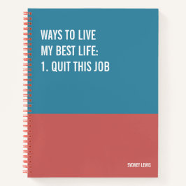 Funny Notebook, Snarky Writing Pad Journal, Notizbuch