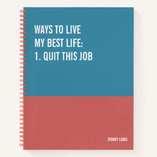 Funny Notebook, Snarky Writing Pad Journal, Notizbuch