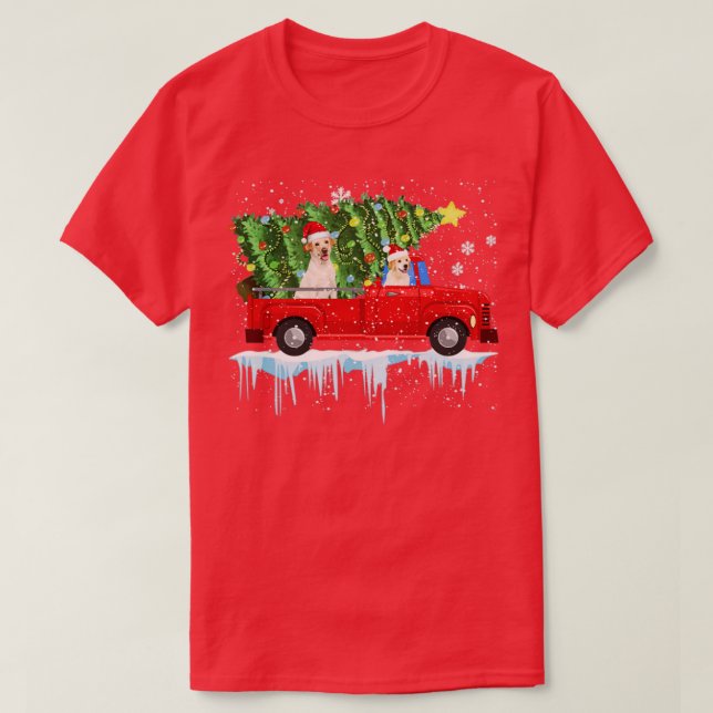 Funny Nova Scotia Duck Tolling Retriever Rides Car T-Shirt (Design vorne)