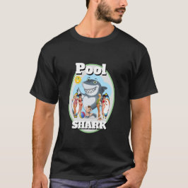 Funny Novelle POOL SHARK Billiards 8 Ball T-Shirt