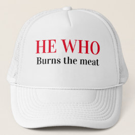 Funny Novelty Baseball ER, DER FLEISCH VERBRINGT Truckerkappe