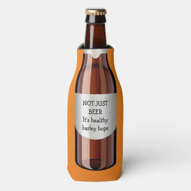 Funny Novelty Beer Flaschenkühler (Flaschenvorderseite)