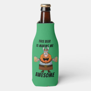Funny Novelty Birthday Gift Joke Beer - WARRIOR Flaschenkühler