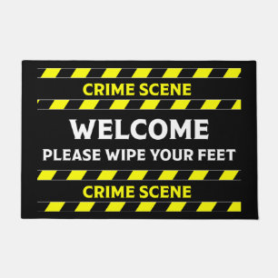 Funny Novelty Crime Scene Door Mat Fußmatte