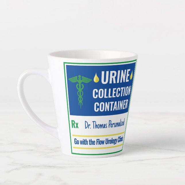 Funny Novelty Doctor Nurse Urine Collection Custom Milchtasse (Links)