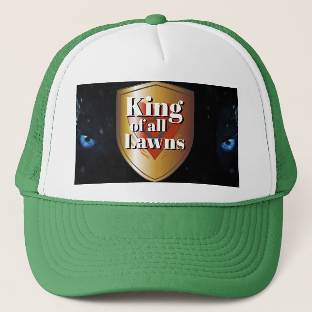 Funny Novelty Geschenk für Vater DER LAWN RANGER T Truckerkappe (Vorderseite)