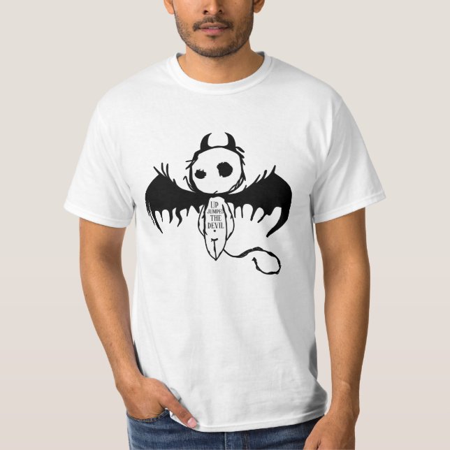 Funny Novelty Graphup JUMPED THE DEVIL T - Shirt (Vorderseite)