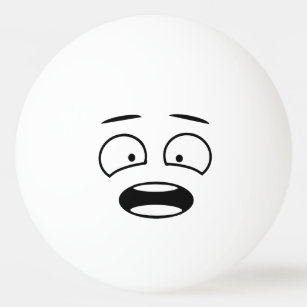 Funny Novelty Schlag Gesicht Emoji Tischtennisball