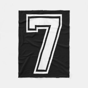 Funny Number 7 67 Meme Costume Matching Group Hall Fleecedecke