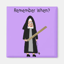 Funny Nun Cards:Nuns Carried Rulers"