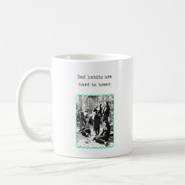 Funny Nun Tasse (Links)