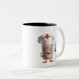 Funny Nurse Coffee Mug Zweifarbige Tasse