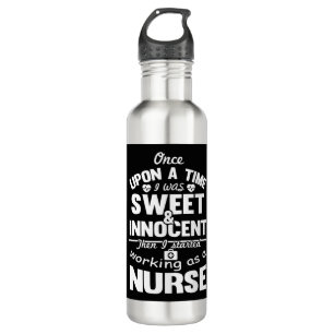 Funny Nurse Geschenkideen Design für Krankenschwes Edelstahlflasche