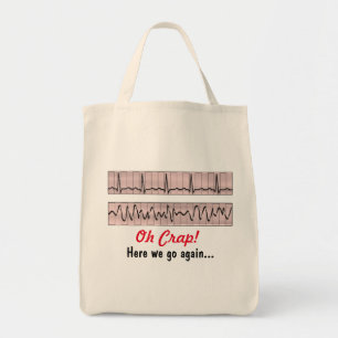 Funny Nurse Humor Tote Bag