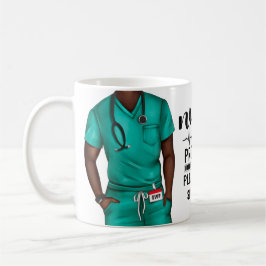 Funny Nurse in Progress Personalisierte Kaffee-Tas Kaffeetasse