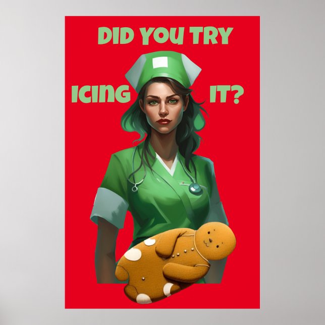 Funny Nurse Iss It Thunder_Cove Poster (Vorne)