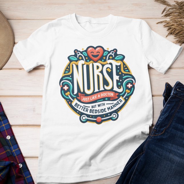 Funny Nurse, Krankengeschenk T-Shirt (Von Creator hochgeladen)