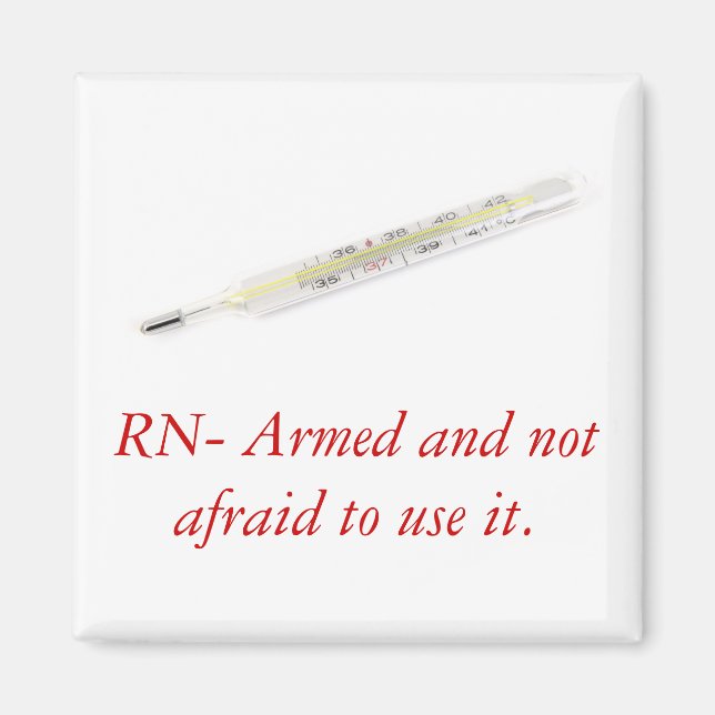 Funny Nurse Magnet (Vorne)