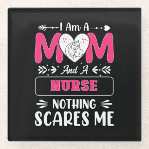 Funny Nurse Mama, Nurse Mama lustige Zitate Glasuntersetzer