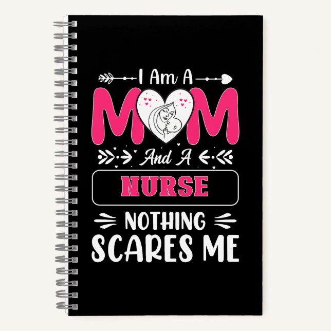 Funny Nurse Mama, Nurse Mama lustige Zitate Notizbuch (Vorderseite)