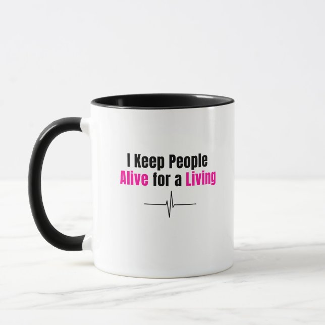 Funny Nurse Mug (Gauche)