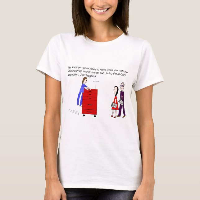 Funny Nurse Retirement T-Shirt (Vorderseite)