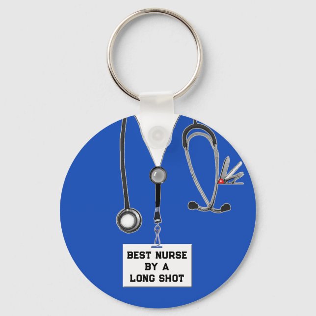 Funny Nurse Schlüsselanhänger (Vorderseite)