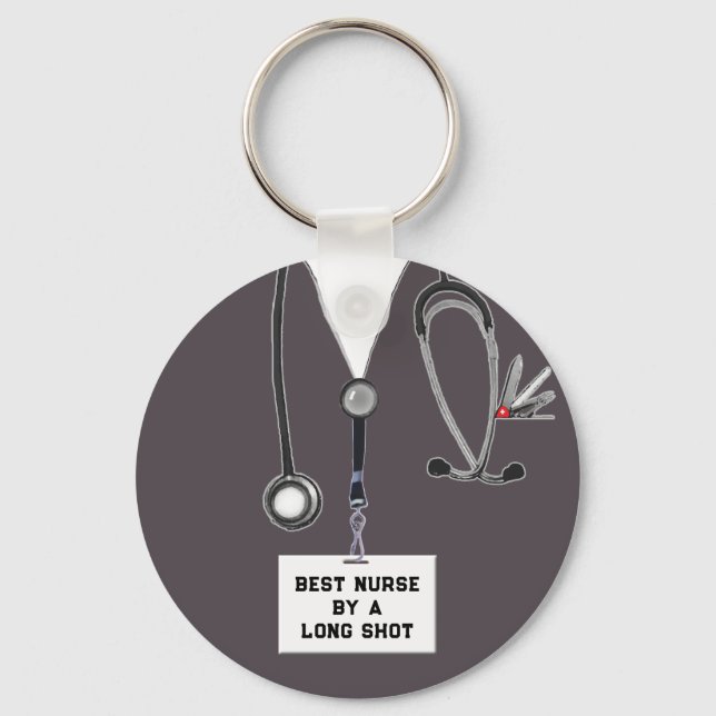 Funny Nurse Schlüsselanhänger (Vorderseite)