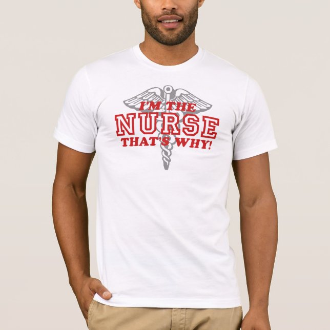 Funny Nurse T-Shirt (Vorderseite)