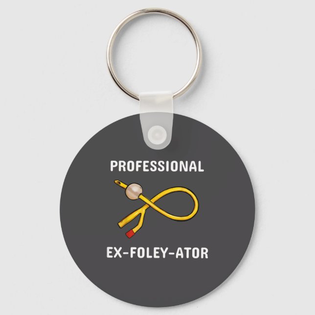Funny Nurse Urology Crew T- Catheter Joke Student  Schlüsselanhänger (Vorderseite)