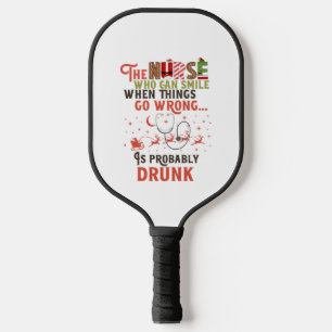 Funny Nurse Weihnachtsangebot Unglaublich witzig Pickleball Schläger