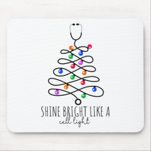 Funny Nurshire Weihnachtsschrein strahlt wie ein A Mousepad