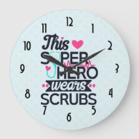 Funny Nursing Superhero Sprichwort Typografie