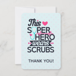 Funny Nursing Superhero Sprichwort Vielen Dank Einladung