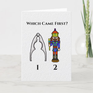 Funny Nutcracker Geburtstagkarte Karte
