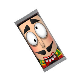 Funny Nutcracker Weihnachts Candy Bar Wrappers Notizblock