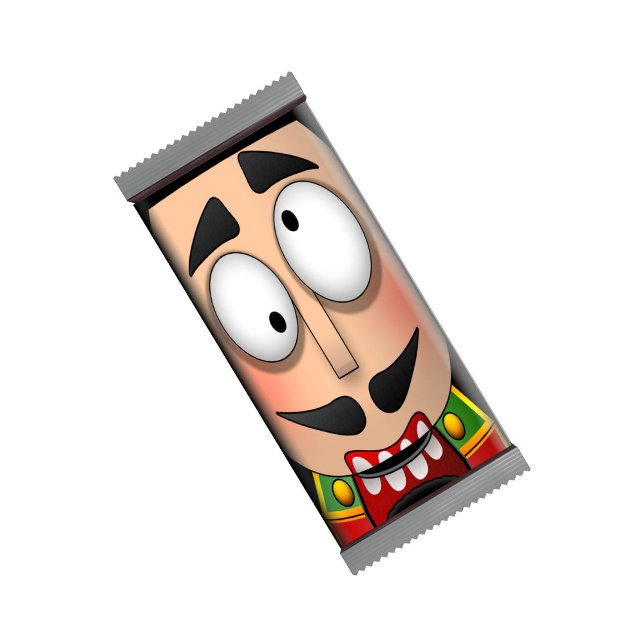Funny Nutcracker Weihnachts Candy Bar Wrappers Notizblock (Von Creator hochgeladen)