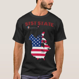 Funny O Canada 51. Staat Trump Canada Meme Americ T-Shirt