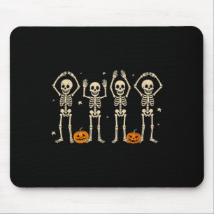 Funny O-h-i-o Staat Skeleton Ohio Halloween Vintag Mousepad