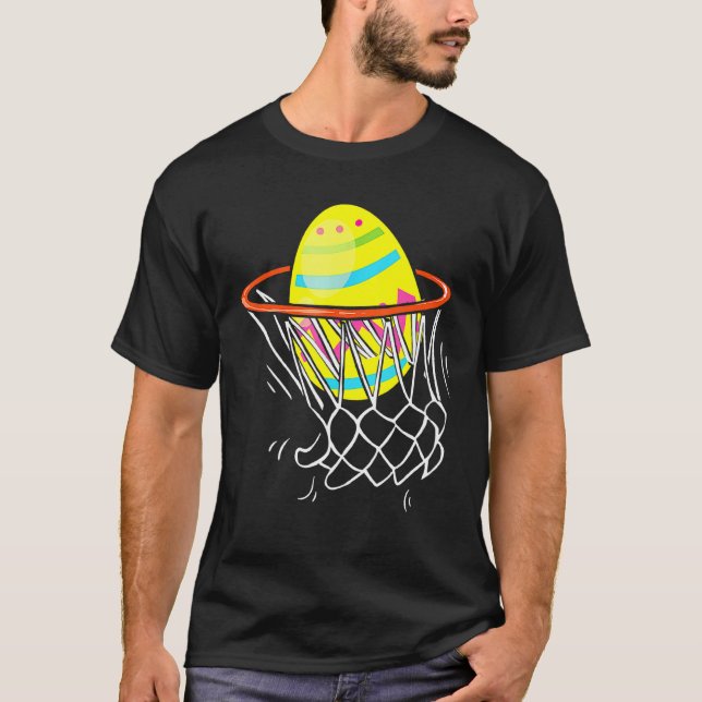 Funny Oaster Basketball Ei Jagd Kinder Jugendliche T-Shirt (Vorderseite)